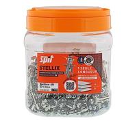 Cheville métallique Stellix SPIT 4x35/15 + Vis - Bidon de 150-61147