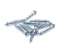 Cheville Métallique + Vis x10 pour paroi creuse M7x150 - Diamètre 5 millimètres NOYON & THIEBAULT