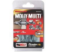 Cheville molly multi 5x60 avec vis agglo blister de 10