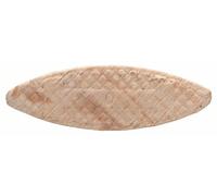 Bosch Accessories Chevilles plates taille 0 (50 pièces, système d'assemblage pour plaques de bois, 45 x 15 x 4 mm, accessoires fraiseuse à lamelles)