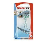 Cheville pliante pour plaque de plâtre Fischer KDH 14x95 avec crochet rond, paquet de 2
