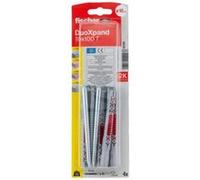 Cheville rallongée Fischer DuoXpand 10 x 100 mm, 4 pièces