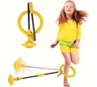 Cheville Skip Ball, Anneau de Saut de Cheville, Coloré Anneau de Saut Clignotant, Pliable Jouet d'Anneau de Saut de Cheville, pour Brûler Les Graisses Fitness, Dancing Ball Jouet, Toupie de Pied