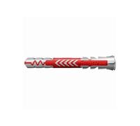 fischer - Cheville bi-matière et Multi-matériaux DUOPOWER 10x80 / Boîte de 25 Gris/Rouge