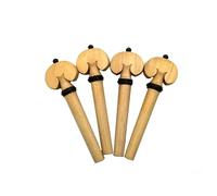 Cheville Violon Lot de 4 chevilles d'accordage professionnelles en buis for violon 4/4, accessoires et pièces