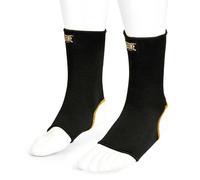 Chevillère de boxe thaï CAVIGLIERE DNA - LEONE 1947 - Noir - Polyester S