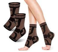 Chevillère En Cuivre Avec Support De Cheville En Cuivre Manchette De Compression pour Soulager Les Douleurs Au Pied Fasciite Plantaire Entorse À La Cheville Bout Ouvert Chaussettes De Compression