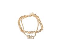 Urban Classics Bijoux de pied or, Taille S/M