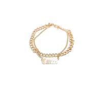 Urban Classics Zodiac Bracelet de cheville unisexe Golden Anklet, couleur cancer, taille L/XL
