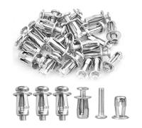 Chevilles À Expansion: 80 Pièces M4 M5 M6 Chevilles Métalliques, Cheville Placo Charge Lourde pour Fixation Mural Robuste Dans Plaques de Plâtre et Matériaux Creux