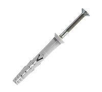 chevilles à frapper nylon clou tête fraisée 5 x 47 mm boîte de 200 SCELL-IT yzf5047