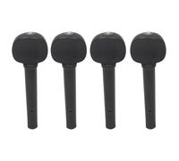 chevilles d'accordage de violon Lot de 4 mécaniques en ébène for instruments à cordes 1/8, 1/4, 1/2, 3/4 et 4/4 pour Performance(1-8)