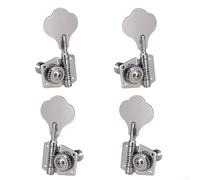 Chevilles d'accordage fiables pour guitare basse, installation facile, options chrome/noir (2L2R)