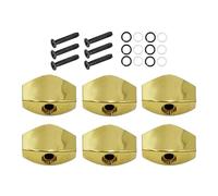 Chevilles d'Accordage pour Guitare | Jeu de 6 Boutons Carrés de Remplacement,Pièces de Remplacement pour Chevilles d'Accordage | pour Joueurs Musiciens Amateurs de Musique Guitares Électrique et Class