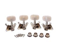 Chevilles d'accordage pour ukulélé 2R + 2L - Cordes, accordeurs, têtes d'accordage, accessoires de rechange pour guitare acoustique, sangles de guitare acoustique, crochet