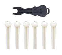 Chevilles de chevalet de guitare acoustique avec extracteur de corde, outil d'extraction de clous, accessoires de guitare, chevilles de chevalet, chevilles de basse