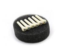 Chevilles de chevalet de guitare acoustique en ébène/os de vache pour guitare acoustique