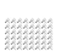 Chevilles de Support d'étagère transparentes, 10/100 pièces, en plastique stratifié for meubles, armoire séparation verre, goujons, outils(White-30pcs)