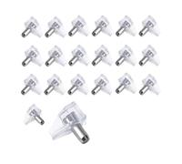 Chevilles de Support d'étagère transparentes, 50 à 500 pièces, broches d'armoire en plastique for rangement fixe noël(500PCS)