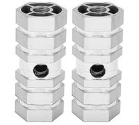 Chevilles de vélo durables, robustes, portables, antidérapantes, accessoires de vélo pour le cyclisme en montagne, 2 pièces (Argent)