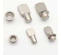 Chevilles d'étagère 60 pièces Support en métal broche armoire de meubles bois 5mm 7mm(7mm cap)