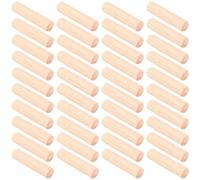 Chevilles en Bois 100 Pièces Beige, Fixation pour Meubles et Assemblages