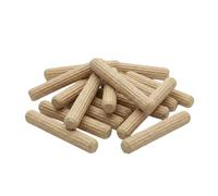 Chevilles en bois de hêtre 6 x 50 mm - Pièce de rechange 101339 compatible avec les étagères IKEA KALLAX (16, hêtre)