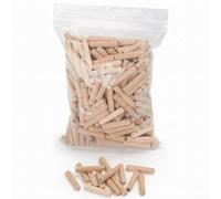 Chevilles en bois de hêtre cannelées chanfreinées pour ébénisterie et restauration de meubles, compatibles avec les dimensions communes en bois (8 x 40)