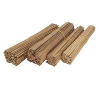 Chevilles en bois for travaux manuels, bricolage, couleur carbone inachevé, plusieurs tailles, paquet de 100(Flat 3 * 9mmx30cm)