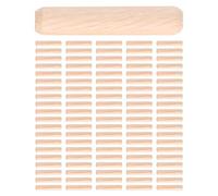 Chevilles en bois, Goupilles en bois séchées au four à cannelées et biseautées for travaux manuels, chevilles for le travail du, for meubles, bricolage