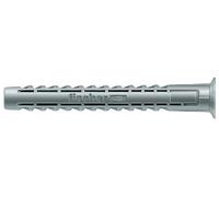 Chevilles longues en nylon sans collerette - 6 x 50 mm - 100 pièces - SX FISCHER