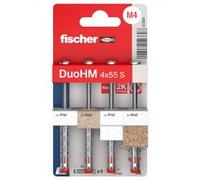 Fischer 572911 DuoHM 4x55 S PH PZ Cheville pour corps creux 55 mm 4 pc(s)