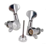 Chevilles métalliques fiables pour accordeurs de guitare électrique ConsiFor STent Tuning Precision (argent 3L3R)