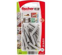 Chevilles multimat - FISCHER - 6x35 mm - Nylon - Lot de 20 - Universelles avec collerette