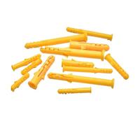 Chevilles Murales Nervurées Jaunes, Compatibles Avec Universelles | Installation Simple, Fixation Stable For Les Applications De Montage Mural(50(45pcs),M8)