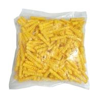 Chevilles Murales Nervurées Jaunes, Compatibles Avec Universelles | Installation Simple, Fixation Stable, Raccords De Remplacement Assortis(1000pcs)