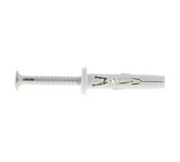 Chevilles nylon à frapper à collerette plate - inox A2 - Spit Hit M - 6 x 67mm - x50 SPIT