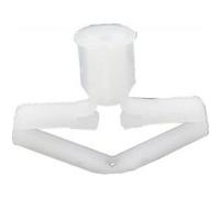 Chevilles nylon rawly type m, ø vis 3-4 mm , en boîte de 100 Blanc G