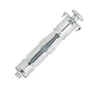 100 chevilles corps creux acier zingué - M4x50mm + vis tête cylindrique acier - SCELL-IT - SP13-M4-MBOX