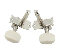Chevilles Réglage Guitare Folk 6mm Métal pour robuste Chevilles | Engrage interne anti-dérapage, pour accord stable, ABS, plaque acier, pour guitare folk