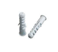 Chevilles télescopiques for cloisons sèches, chevilles de fixation for murs percés, en plastique, for usage domestique, 4/5/6/7/8/10/12/14 mm(Grey cap 200PCS,8X40MM)
