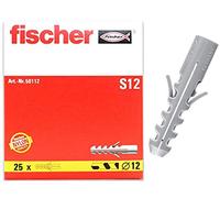 Chevilles universelles nylon S diamètre 12 en boîte de 25