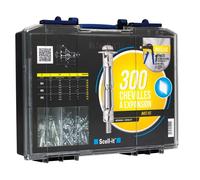 Chevilless à expansion avec vis et pince MD coffret 300 SCELL-IT COF002-SP