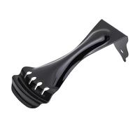 Chevillier courbé pour guitare résonateur à 4 cordes, pièce de rechange en alliage noir offrant un ton et un volume améliorés, chevillier facile à installer pour corps en bois ou