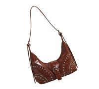 Chevnzev À Bandoulière Tendance Pour Femmes À Main En Cuir PU Boulettes Cloutées Les Déplacements Quotidiens Femmes Épaule Cloutée Coréen