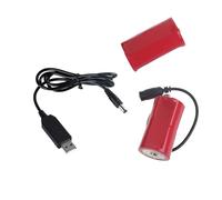 Chevnzev Câble D'alimentation De Batterie USB 5V2A À 3V Pour Éliminateurs 2x1.5V LR20 Pour Instruments Électroniques Remplacement 'outils Lampe Bureau