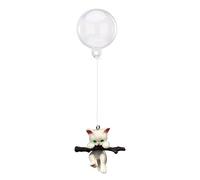 Chevnzev Figurines De Chat Flottantes en Plastique Artisanat Paysage pour Aquarium Décor Miniature Outils D'embellissement Paysage Ornements Petits Ornements Décorations Dessin Animé Mignonnes