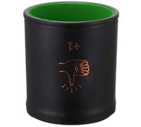 Chevnzev Mode Dices Shaker Cup Jeu de Table Modèle À La Main en Cuir PU Shaker Silencieux pour Fêtes Tasse en Cuir Club