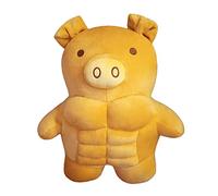 Chevnzev Ours musclé/lion/cochon Fournissent une peluche avec un joli cadeau de design pour bébé Accompagnement Poupée Jouet en peluche apaisant pour enfants
