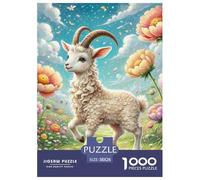 chèvre 1000 Pièces Adultes De Puzzle Adultes De Puzzle Animal Classiques Cadeau Enfants Cadeaux Jouets De Jeu Stimulants 38x26cm/1000pcs